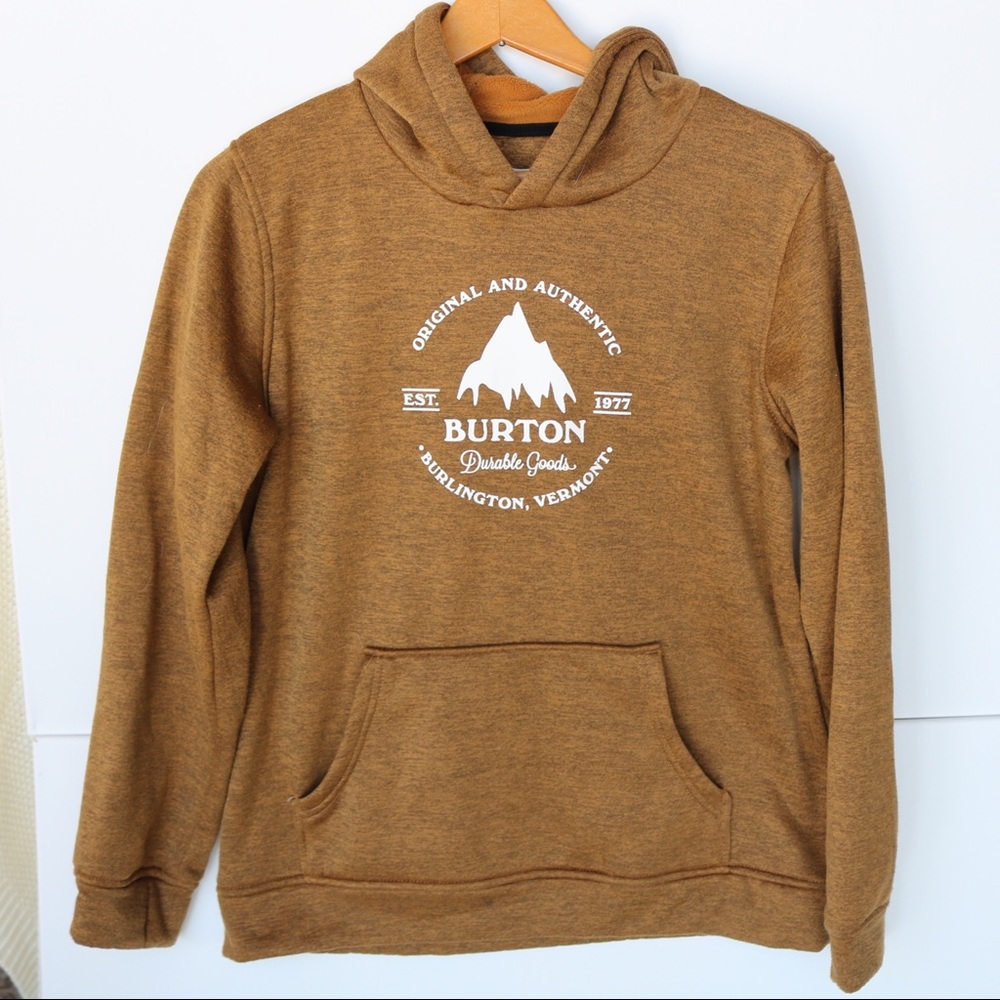 BURTON mustard hoodie